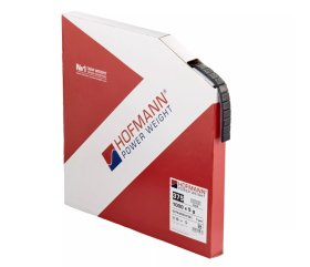 375R-Černá 5kg Roll  Zn (1000x5g) samolepící závaží pro alu disky osobní HOFMANN