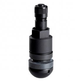 Sens.it ALU-Elox-Černý hliníkový ventil pro senzor tlaku v pneu ALLIGATOR