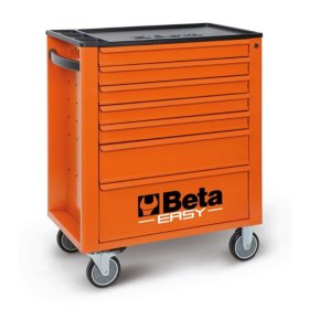 2400EH/O7/VUF vozík na nářadí ze 7 zásuvkami  a sadou 196ks nářadí v pěnových podestách BETA