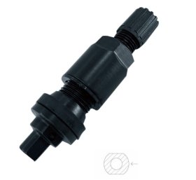 OG-02 Černý náhradní elox hlníkový ventil pro senzor ORANGE