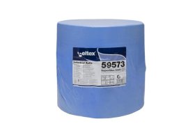 CELTEX SuperBlue 59573 papírové utěrky v roli 1000 utržku 3 tvrstvé 360x360mm, délka návinu 360m
