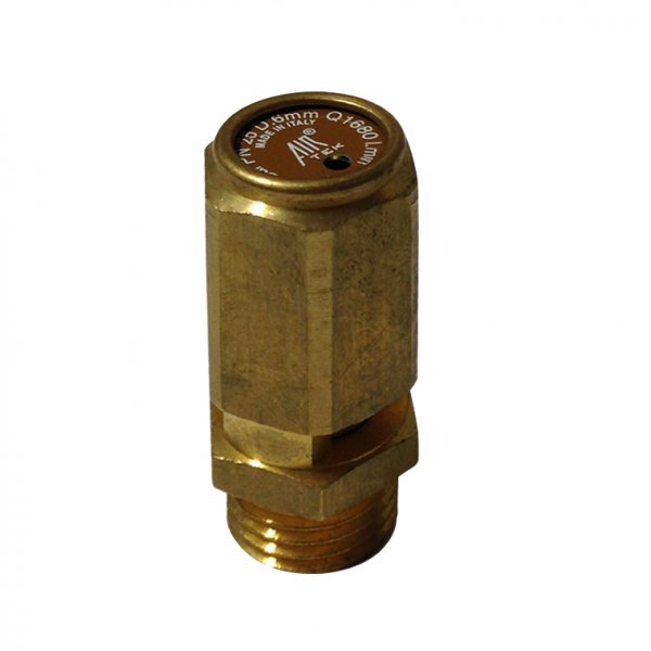 Pojistný ventil  pro tlakové nádoby ,zvedáky závit vnější 1/4" max. tlak-8bar