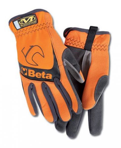 9574O-oranžové pracovní rukavice BETA